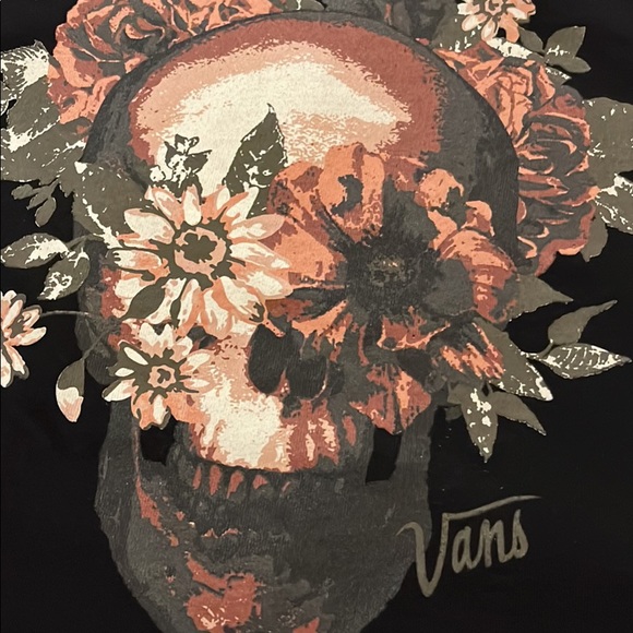 Vans xs scull black shirt - Picture 2 of 2